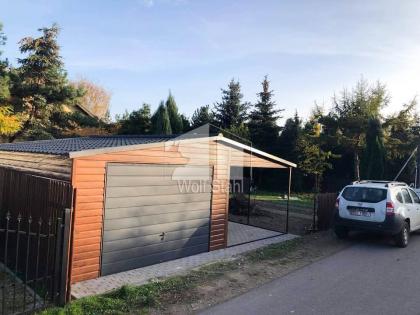 Blechgarage 5x6m Metallgarage Fertiggarage Carport und Garage Hohe Qualität GP88