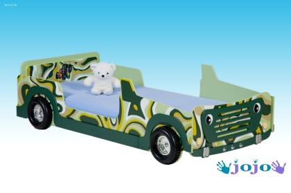 Auto Kinderbett Comouflage Jeep