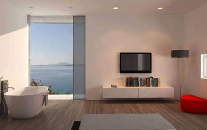  Exclusive modern beach front villa in Greece