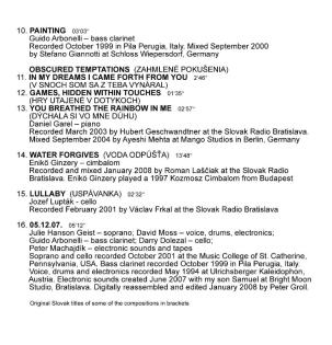 Jon Anderson (ex-YES), Floraleda Sacchi, Mayuko Kida, David Moss u. v. a. auf NA