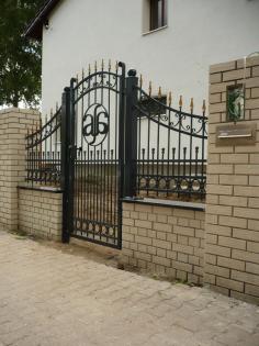 # ZAUN - Muster Nr 2 aus Metall - von BLASK ® aus Polen #