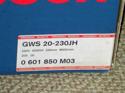 Winkelschleifer Bosch GWS 2021-230 JH Professional neu in OVP + Versand