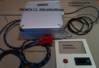 TOP! WELTNEUHEIT !!!! CLESANA C1 Folientoilette  PROBOX C1 ELEKRTO ANSCHLUSSBOX 