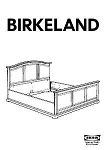Ikea Birkeland Bettgestell (180x200)Farbe Creme Weiß