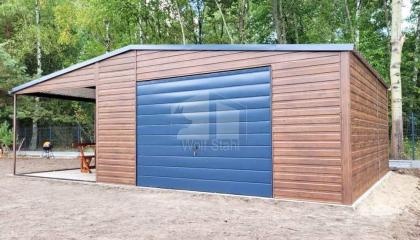 Blechgarage 5x5m Carport und Garage Stahlgarage Doppelgarage Individuelle Projek