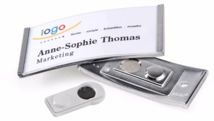 Polar Namensschilder mit Magnet für Personal zur Messe und Verkauf