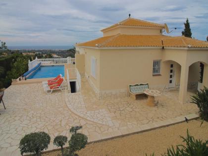 Spanien Ferienhaus Costa Blanca privater Pool + Meerblick in Dénia zu vermieten
