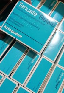 100 Stk von Tenuate Retard 75mg Tabletten; Gewichtsverlust, Diätpillen und Anti-
