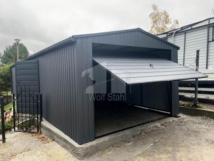  Blechgarage 3,5x7m Metallgarage Fertiggarage Garagen direkt vom Hersteller GP23