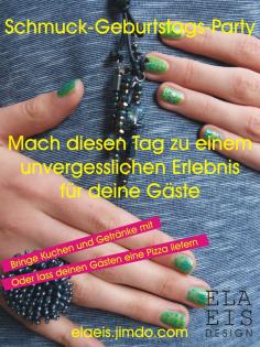 Teenagergeburtstag, Kindergeburtstag, Geburtstags Party im Perlenladen ELA EIS D
