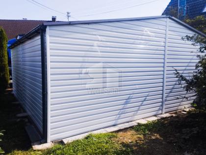 Blechgarage 7x6m  Stahlgarage Doppelgarage Garagen direkt vom Hersteller GP196 