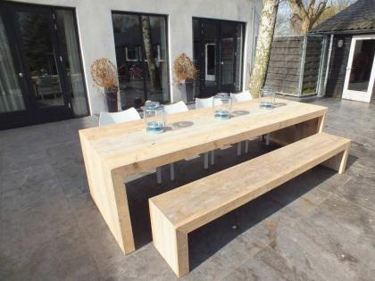 Bauholz Gartentisch Wismar von www.exklusivdutchdesign.de