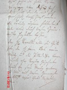 Handgeschriebener, antiker  Brief aus dem Jahre 1825