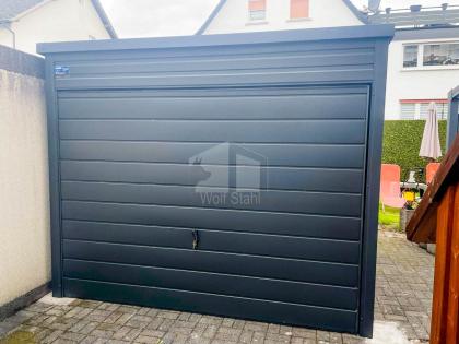  Blechgarage 3x4m Garage mit Schwingtor Metallgarage Fertiggarage GP100 