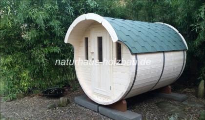 Fasssauna, Saunafass, Saunatonne, Gartensauna, Aussensauna, Saunabau, Sauna