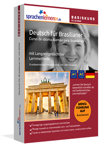 Deutsch lernen für Brasilianer Deutschlernen mit Menüführung auf Brasilianisch