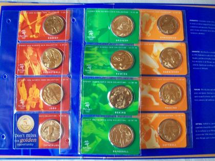 Olypiamünzen - 5 Austr. Dollar Sydney 2021 