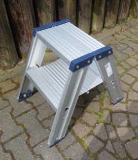 ASC Doppeltritt / Klapptritt / Trittleiter, Haushaltsleiter 2-stufig