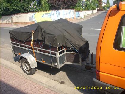 Hamburg-Frankfurt/Main Beiladung Fernbus Motorradtransport Umzug