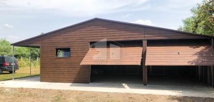 Blechgarage 9x6m Metallgarage Fertiggarage Carport und Garage Schnelle Lieferung