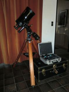 Celestron C8 Super Polaris mit viel Zubehör 