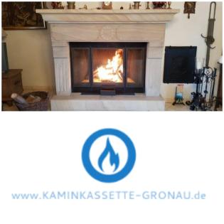 Kamineinsatz (Kaminkassette) Maßanfertigung für offene Kamine direkt ab Werk 