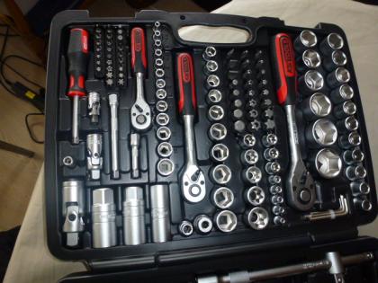 (56) STECKSCHLÜSSELKASTEN 179 TEILIG KS TOLLS