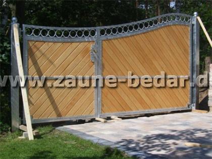 Doppelstabmattenzaun aus Polen ~ Schmiedeeisernezaun aus Polen ~ Sichtschutz aus