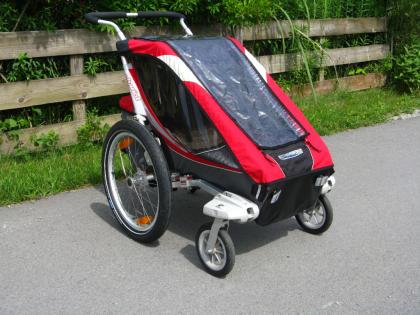 Fahrradanhänger Chariot Cougar 1 Kinderanhänger Rot
