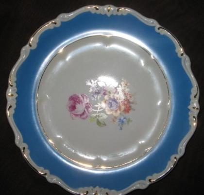  DDR  Sammelgedeck, Kahla, A. F. 14, 3teilig, Golddekor