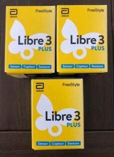7 Stück FreeStyle Libre 3 plus Sensoren von Abbott in NVP   MHD bis 31,08.2026  