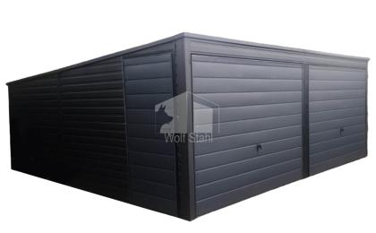 Blechgarage 6x5m Metallgarage Fertiggarage Transport + Aufbau gratis GP208
