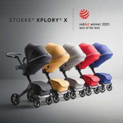 Brandneuer, verpackter Stokke Xplory X 2021 kompletter Kinderwagen