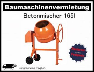 Betonmischer 165l zu vermieten