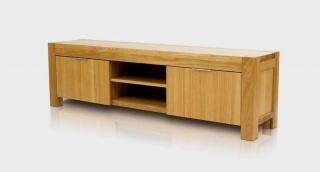 TV-BANK RTV-SCHRANK KOMMODEN EICHENHOLZ EICHENSCHRANK MASSIVHOLZ 160x55x40cm