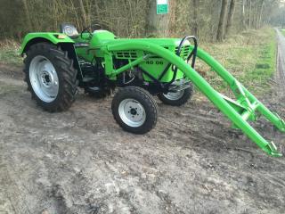 Deutz 4006 mit Frontlader und Lenkhilfe Schlepper Traktor Trecker Bulldog