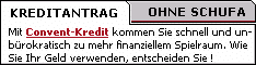 Mit Convent-Kredit kommen Sie schnell und unbürokratisch zu mehr finanziellem Sp