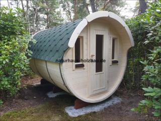 Saunafass, Fasssauna, Gartensauna, Außensauna, Sauna Pod, Saunakota, Saunablockh