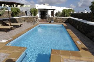 Lanzarote- Ferienhaus Rural Caserio de Guime mit Pool