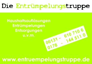 Die Entrümpelungstruppe - Entrümpelung Mainz, Haushaltsauflösung Mainz, Entsorgu