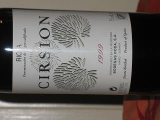 Cirsion 1999 Rioja Spain