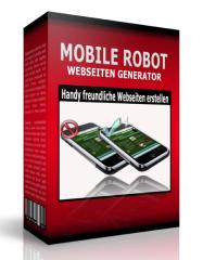 Mobile Robot Webseiten Generator.