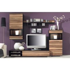 Wohnzimmer Wohnwand Oliviana 235 cm   modernes und starkes Design zum kleinen Pr