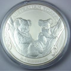 1 kg Silber Münze Australien Koala 2021 in Kapsel- selten!