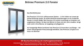 Brömse Premium 2 Fenster   Beratung, Verkauf, Montage