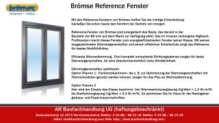 Brömse Reference Fenster   Beratung, Verkauf, Montage