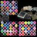 90 Stk. UV Gel Set + 50 Blatt Nail Stickers