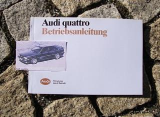 Betriebsanleitung Audi Quattro 1987