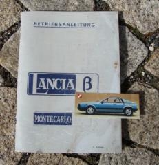 Betriebsanleitung Lancia Montecarlo 1 1976