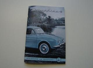 Betriebsanleitung Renault Dauphine 1959 Oldtimer